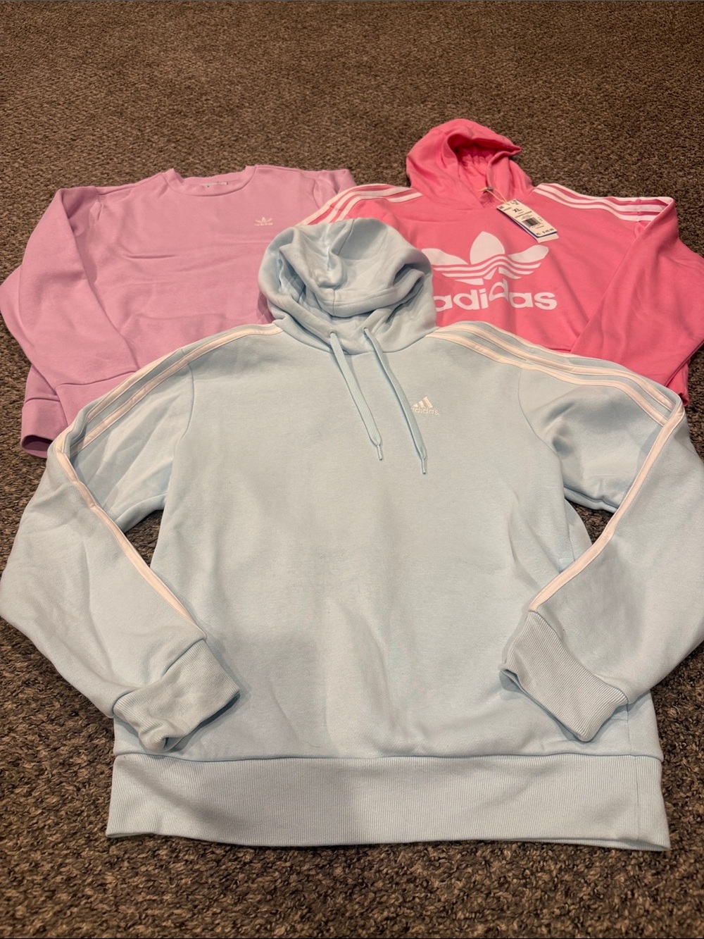 adidas lot . Like new & nwt . Kids XL , large and adult xs